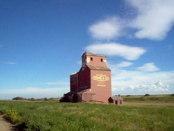 Grain elevator - Tim wrote about them in his song "So Long Saskatchewan - all about a changing way of life on the prairies
