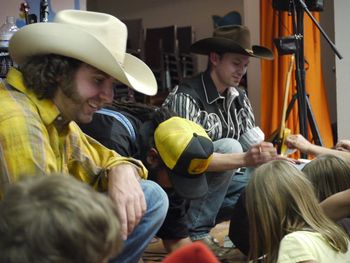 Canadian roots-country music for all ages...quite an onslaught of young fans in the autograph line
