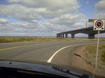 The confederation bridge to Prince Edward Island
