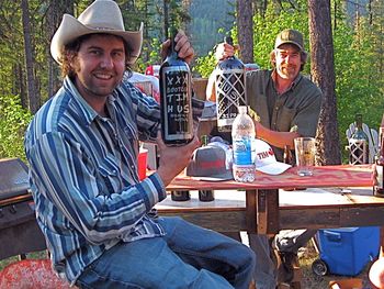 Have a look at what they are drinking in the hills of B.C.: XXX Tim Hus Honky Wine
