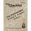 The Checklist - free sample pages - bass