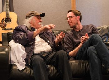 David Crosby and Bill Lawrence at Mini Horse Studio
