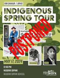 Indigenous Spring Tour POSTPONED