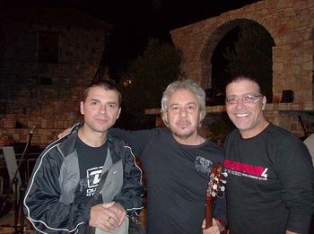 After our live concert with the one and only A.Vardis - w/Nicos Chatzopoulos
