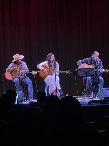 Jessee Lee playing with David Lee and Moose Brown at he Pensecola Songwriter Festival
