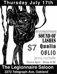 LIVE MUSIC: Oblio, Sound of Lashes, Qualia & Jenna Rochelle
