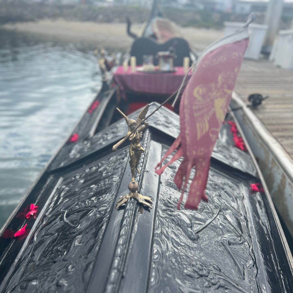 wedding gondola carvings