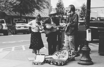 Wall Street Busking - Bend, OR

