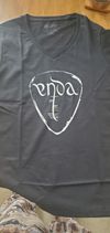  Ladies V neck T-Shirt with Enda Logo