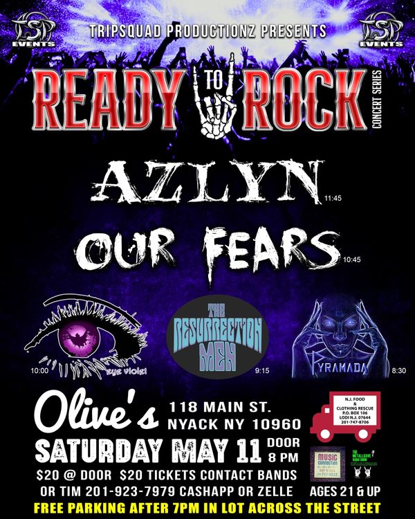 Eye Violet at Olive's @ Olive's - May 11, 2024, 7:00PM