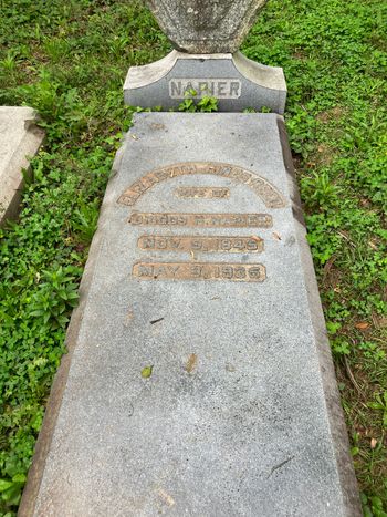 Elizabeth Reed's gravesite.
