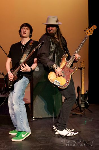 With Scott Sutherland at the Wildey Theatre 2011
