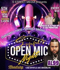 S.STREET MEDIA presents: Summer Night Open Mic