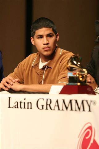 Baby Jay speaks to students with the Latin Grammys! photo by Peter Larsen @ Wire Images
