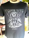 Koffin Kats Black Ink On Black T-Shirt Batkat design