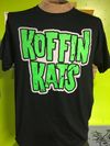 Koffin Kats T-Shirt- Green Logo Design