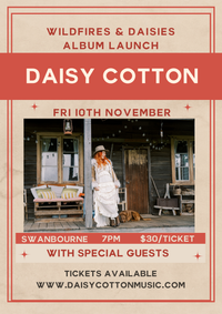 Wildfires & Daisies Album Launch by Daisy Cotton with Bill Chambers, Ray Jones & Donny Goodman