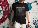 Crescendo Tshirt - Gold Fade