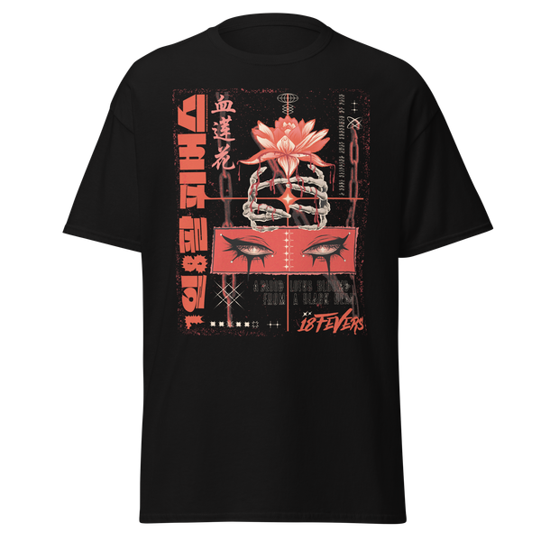 Blood Lotus T-Shirt - 18Fevers - Seoul Death Punk Disco Band