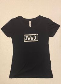 WOMEN’S SQUARE LOGO T-SHIRT - NAVY