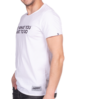 Ondray by Jamie - Do What You Want To Do T-Shirt (White Edition) - Men's