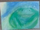 "The Nurturing Frog" Postcard Paintings