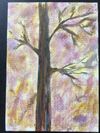 Postcard Paiting - "Early Spring Tree"