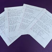 Handwritten Lyrics