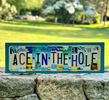 Ace In The Hole License Plate Art