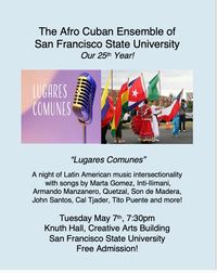 Afro  Cuban Ensemble of SF State University - "Lugares Comunes"