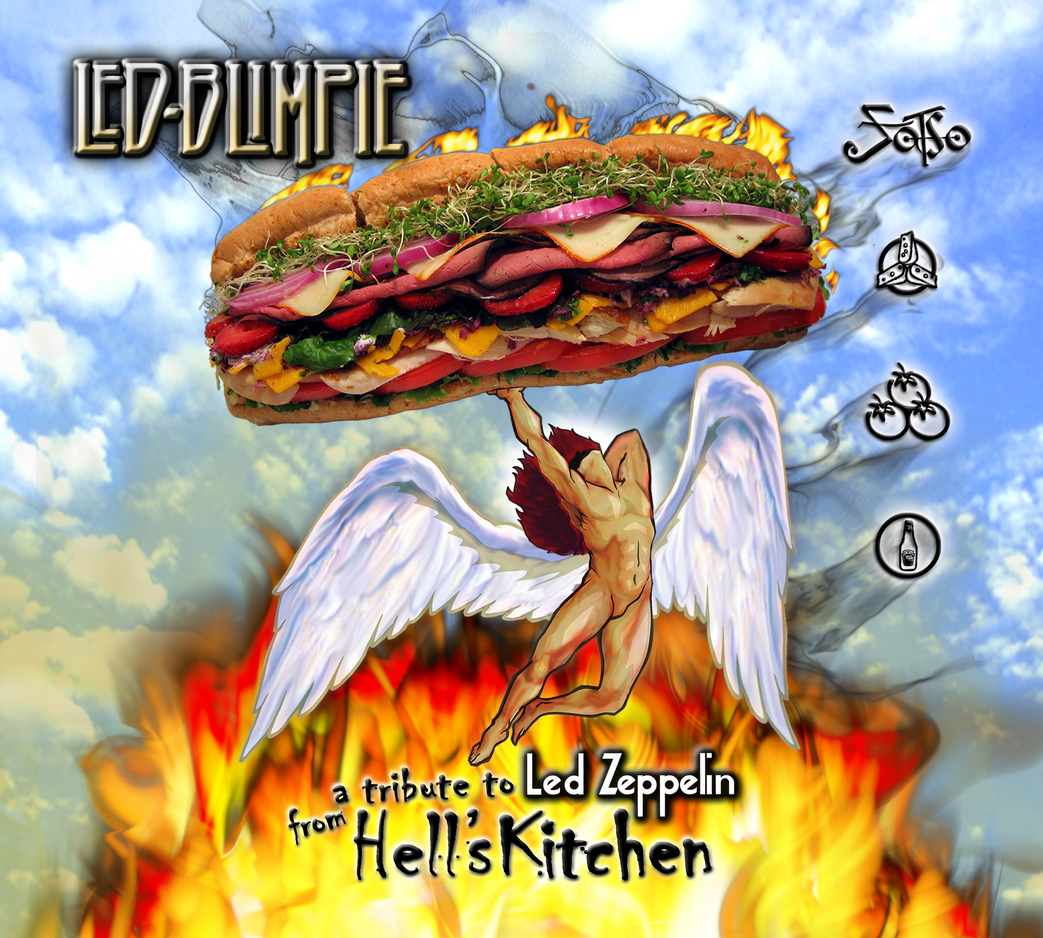 洋楽 Led Zeppelin/Divinity Dread Zeppelin - Dejah-Voodoo (Red-Green-Yellow Splatter