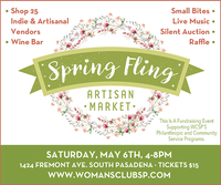 Spring Fling Artisan Market