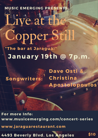 Music Emerging Presents:Live at the Copper Still