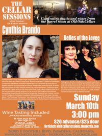 Cynthia Brando at Cellar Sessions with special guests: Belles of the Levee