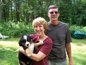 Jan & Mike Fisher of VT. "Coke" is now ZURI.
