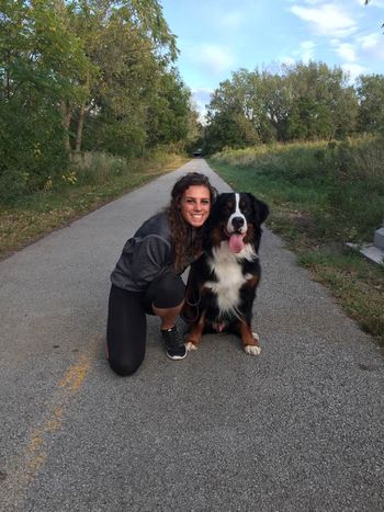 Cooper with his girl Emily
