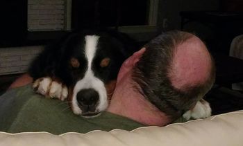 Somepuppy loves her Daddy!
