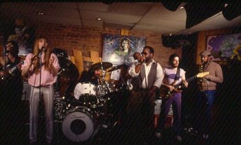 The Hip Pocket Band at Vinnie Pastore's Crazy Horse Cafe. 198?
