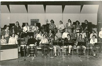 Ken circa 1973 with SUNY at Oswego's big band "Solid State".  I love big band music!
