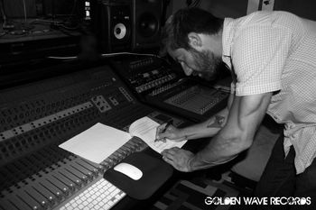 Signing a recording contract with Golden Wave Records
