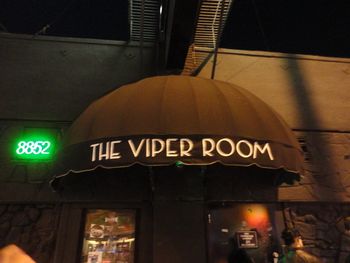 The Viper Room, Los Angeles, CA 2011

