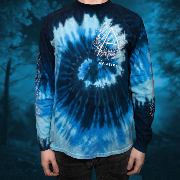 【2plan】Works tie dye damage long sleeve t-shirt The Deep Space Tie Dye Long Sleeve Shirt (youth & Toddler