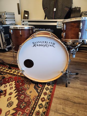 Recently restored 1952 Slingerland Radio King...only took a year and a half!

