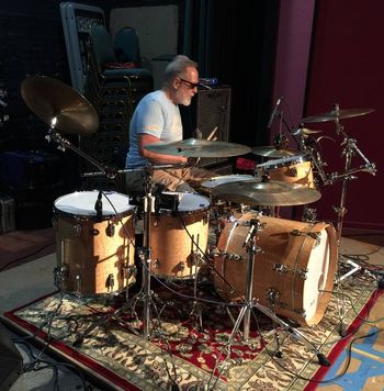 Sound check - Leon Russell Birthday Concert at the Roxy Theater in Muskogee, OK. Played with some really great musicians for that event over the years.
