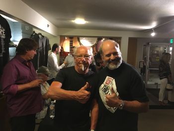 Not Applewood. Jerry with Jethro Tull's Martin Barre
