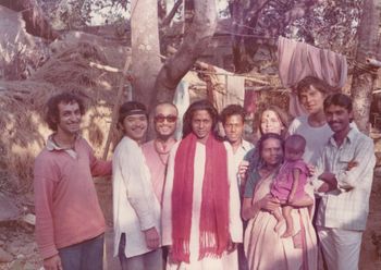 Traveling in India in 1974 when I met Luxman Das, a musician who had appeared on the cover of John Wesley Harding
