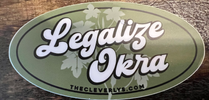 Legalize Okra Sticker