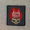Exploding Skull Human Paint Embroidered Patch