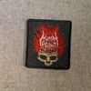 Exploding Skull Human Paint Embroidered Patch