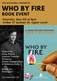 Who By Fire - Greg Rhyno book launch event. 